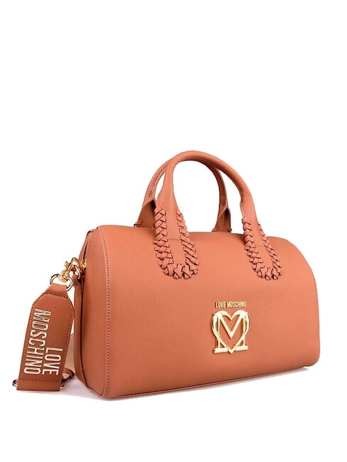 BRAIDED Sac bandoulière avec bandoulière chameau - Sacs pour Femme