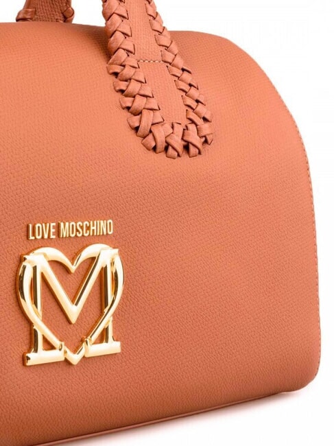 BRAIDED Sac bandoulière avec bandoulière chameau - Sacs pour Femme