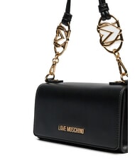 LOVE MOSCHINO JEWEL Sac bandoulière à rabat Noir - Sacs pour Femme - 3