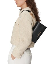 LOVE MOSCHINO JEWEL Sac bandoulière à rabat Noir - Sacs pour Femme - 5