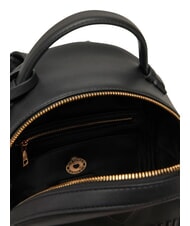 LOVE MOSCHINO LOVE EMBOSSED Sac à dos avec logo cousu Noir - Sacs pour Femme - 5