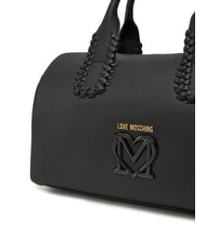 LOVE MOSCHINO BRAIDED Sac bandoulière avec bandoulière Noir - Sacs pour Femme - 3