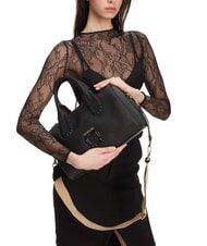 LOVE MOSCHINO BRAIDED Sac bandoulière avec bandoulière Noir - Sacs pour Femme - 5