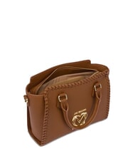 LOVE MOSCHINO BRAIDED Sac à main avec bandoulière chameau - Sacs pour Femme - 4