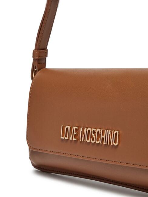 LOGO LETTERING Sac &agrave; bandouli&egrave;re chameau - Sacs pour Femme