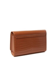 LOVE MOSCHINO CROCO Pochette &agrave; bandouli&egrave;re chameau2 - Sacs pour Femme - 2