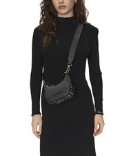 LOVE MOSCHINO GIANT Mini sac à main avec bandoulière Noir - Sacs pour Femme - 5