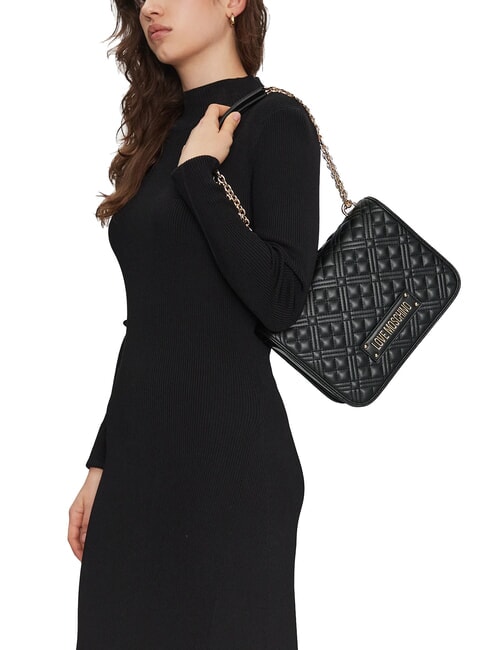 QUILTED Sac bandoulière, sac porté travers Noir - Sacs pour Femme