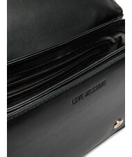 LOVE MOSCHINO QUILTED Sac bandoulière, sac porté travers Noir - Sacs pour Femme - 5