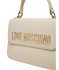 LOVE MOSCHINO BOLD LOVE Sac à main avec bandoulière Ivoire - Sacs pour Femme - 3