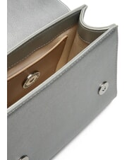 LOVE MOSCHINO BOLD LOVE Sacoche avec bandoulière argent - Sacs pour Femme - 4