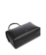 FURLA DOUBLE sac bandoulière en cuir Noir - Sacs pour Femme - 4