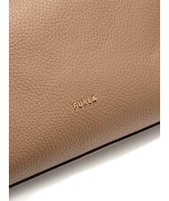 FURLA LARA sac bandoulière en cuir désert - Sacs pour Femme - 4