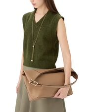 FURLA LARA sac bandoulière en cuir désert - Sacs pour Femme - 6