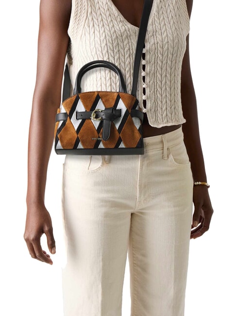 SABINE Sac à main avec bandoulière BLOSSOM / NOIR - Sacs pour Femme