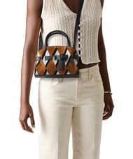 COCCINELLE SABINE Sac à main avec bandoulière BLOSSOM / NOIR - Sacs pour Femme - 5