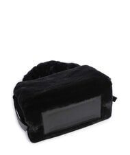 COCCINELLE BOHEME SYNTHETIC FUR sac bandoulière Noir - Sacs pour Femme - 4