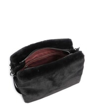 COCCINELLE BOHEME SYNTHETIC FUR sac bandoulière Noir - Sacs pour Femme - 5