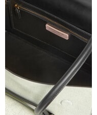 COCCINELLE DOUBLE BEAT CRA sac bandoulière neige/noir - Sacs pour Femme - 4