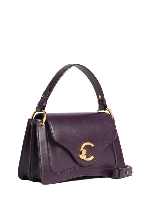 C-ME CALF COCKER Petit sac en cuir avec bandouli&egrave;re prunes - Sacs pour Femme