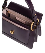 COCCINELLE C-ME CALF COCKER Petit sac en cuir avec bandouli&egrave;re prunes - Sacs pour Femme - 4
