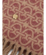 COCCINELLE MONOGRAM WOOL &Eacute;charpe en laine m&eacute;lang&eacute;e - &Eacute;charpes