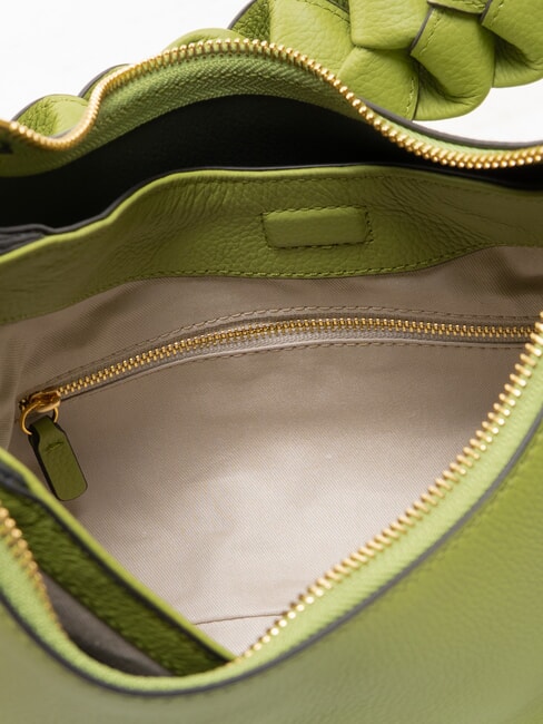 BOHEME GRANA DOUBLE Sac moyen en cuir guacamole/algues - Sacs pour Femme