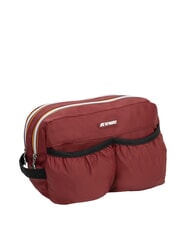 KWAY ALBAS Trousse de beauté double zip avec poches syrah rouge - Trousses - 2