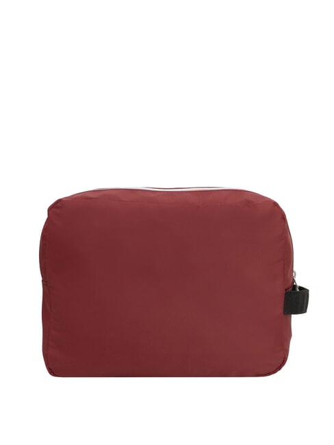 ALBAS Trousse de beauté double zip avec poches syrah rouge - Trousses