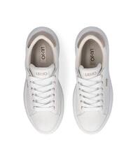 LIUJO CASPER 01 Baskets avec semelle int&eacute;rieure lamin&eacute;e blanc / or clair - Chaussures Femme - 4