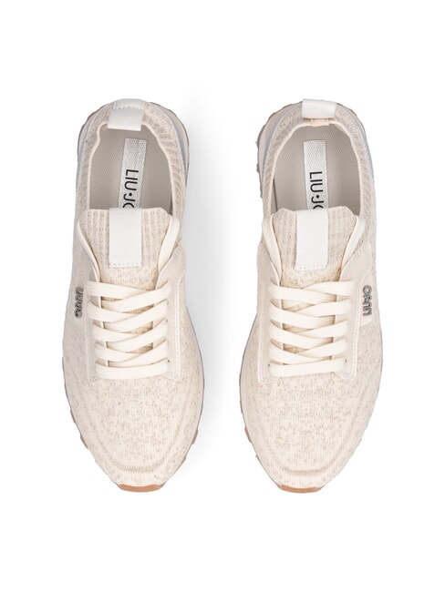 EVELYN 916 Baskets chaussettes lait - Chaussures Femme