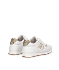 LIUJO MAXI WONDER LOW Baskets avec d&eacute;tails &agrave; paillettes blanche - Chaussures Femme - 5