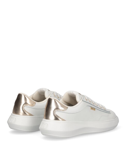 CASPER 01 Baskets avec semelle intérieure laminée blanc / or clair - Chaussures Femme