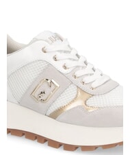 LIUJO AMAZING 43 Baskets avec empiècements en tissu mesh blanche - Chaussures Femme - 3