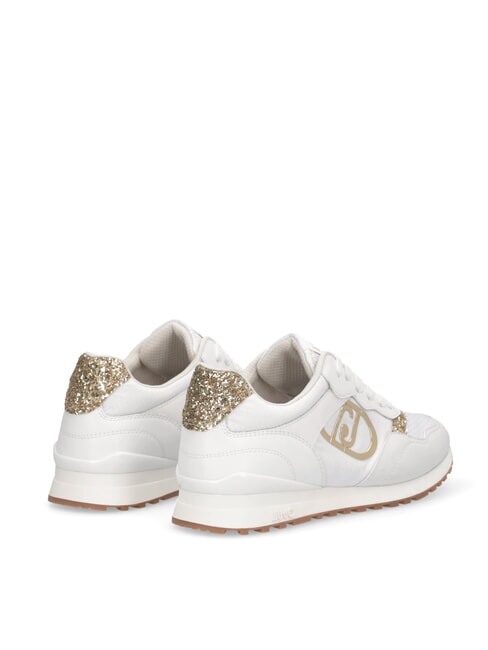 MAXI WONDER LOW Baskets avec d&eacute;tails &agrave; paillettes blanche - Chaussures Femme