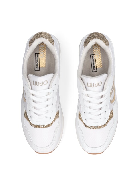 MAXI WONDER LOW Baskets avec détails à paillettes blanche - Chaussures Femme