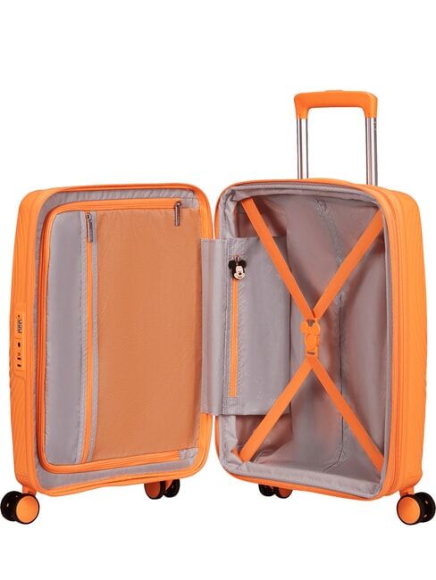 MICKEY MAGIC Bagage à main extensible Mickey Pêche Orange - Valises cabine