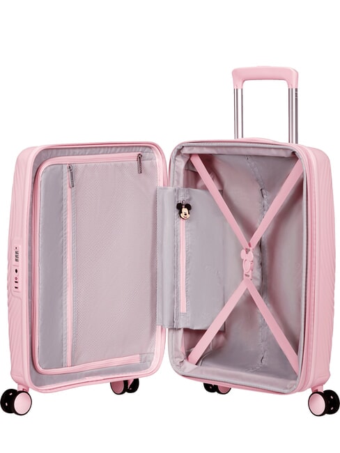 MICKEY MAGIC Bagage à main extensible Mickey rose pastel - Valises cabine
