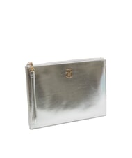 TOMMY HILFIGER TH MONOGRAM Pochette enveloppe avec dragonne argent m&eacute;tallique - Sacs pour Femme - 2