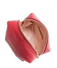 COCCINELLE TRAVEL Trousse de toilette en cuir sangria - Pochettes & Trousses - 4