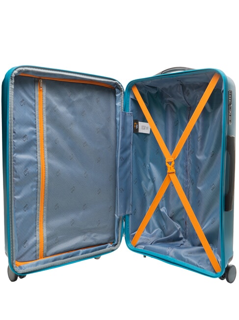 SLIDE Grand chariot extensible bleu malachite - Valises Rigides