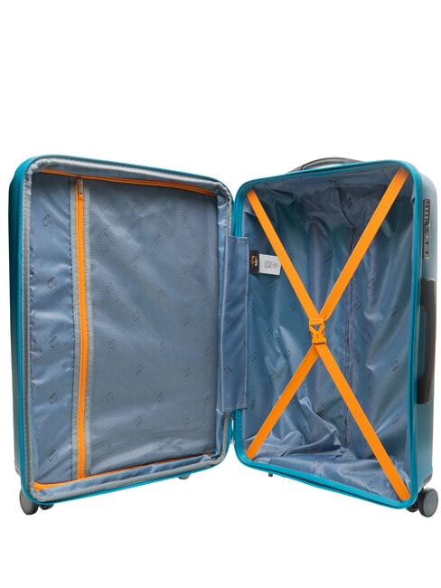 SLIDE Chariot moyen, extensible bleu malachite - Valises Rigides