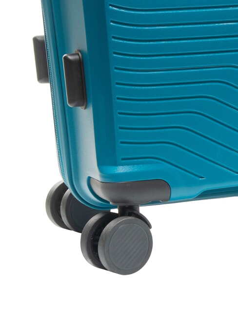 SLIDE Chariot à bagages à main bleu malachite - Valises cabine