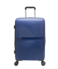 LESAC SLIDE Ensemble cabine + extensible moyen et grand, ultra-résistant bleu royal - Valises Rigides - 4