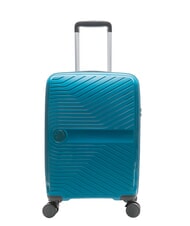 LESAC SLIDE Ensemble cabine + extensible moyen et grand, ultra-résistant bleu malachite - Valises Rigides - 5