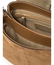 GIANNI CHIARINI HELENA ROUND Sac en daim à double fonction caramel - Sacs pour Femme - 6