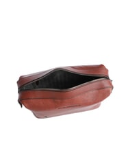 PIQUADRO BLACK SQUARE Trousse de beauté en cuir CUIR - Trousses - 4