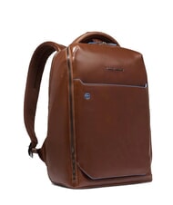 PIQUADRO BLUE SQUARE Sac à dos en cuir, support ordinateur 14" - Sacs à dos pour ordinateur portable