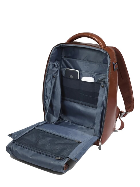 BLUE SQUARE Sac à dos en cuir, support ordinateur 14" MARRON - Sacs à dos pour ordinateur portable