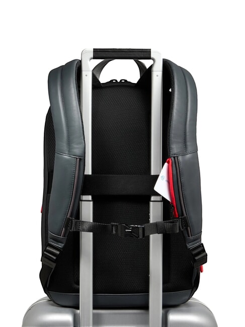 URBAN Sac à dos en cuir pour ordinateur portable 15,6 pouces gris - Sacs à dos pour ordinateur portable